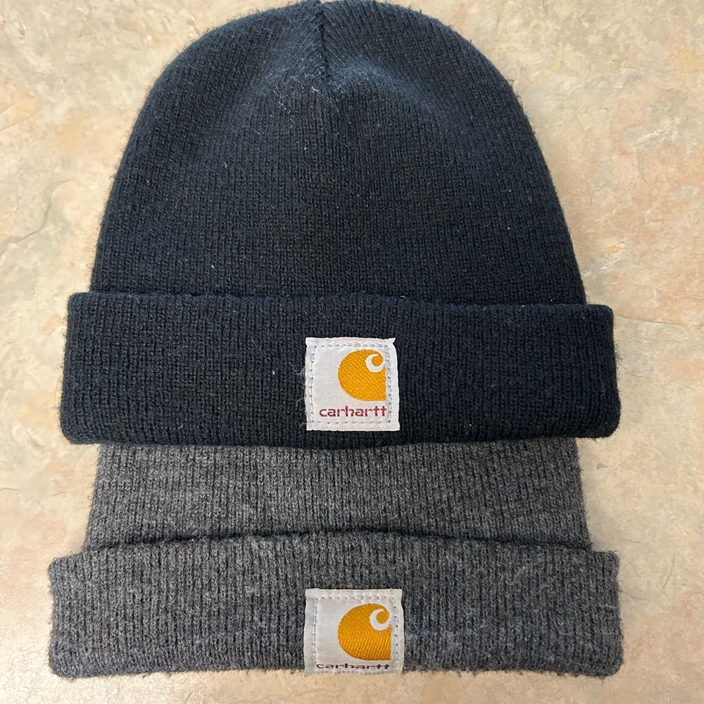 Carhartt Back and gray Beanie Duo